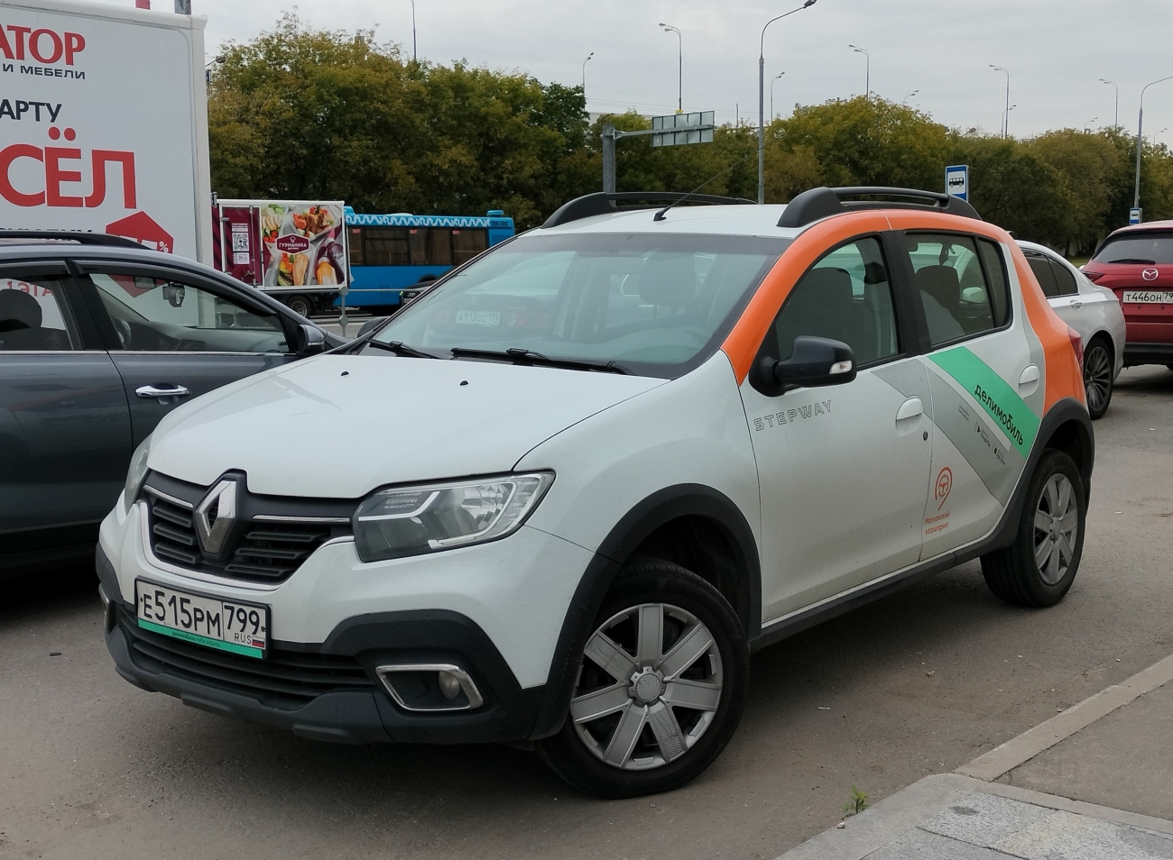 Москва, Renault Sandero № Е 515 РМ 799