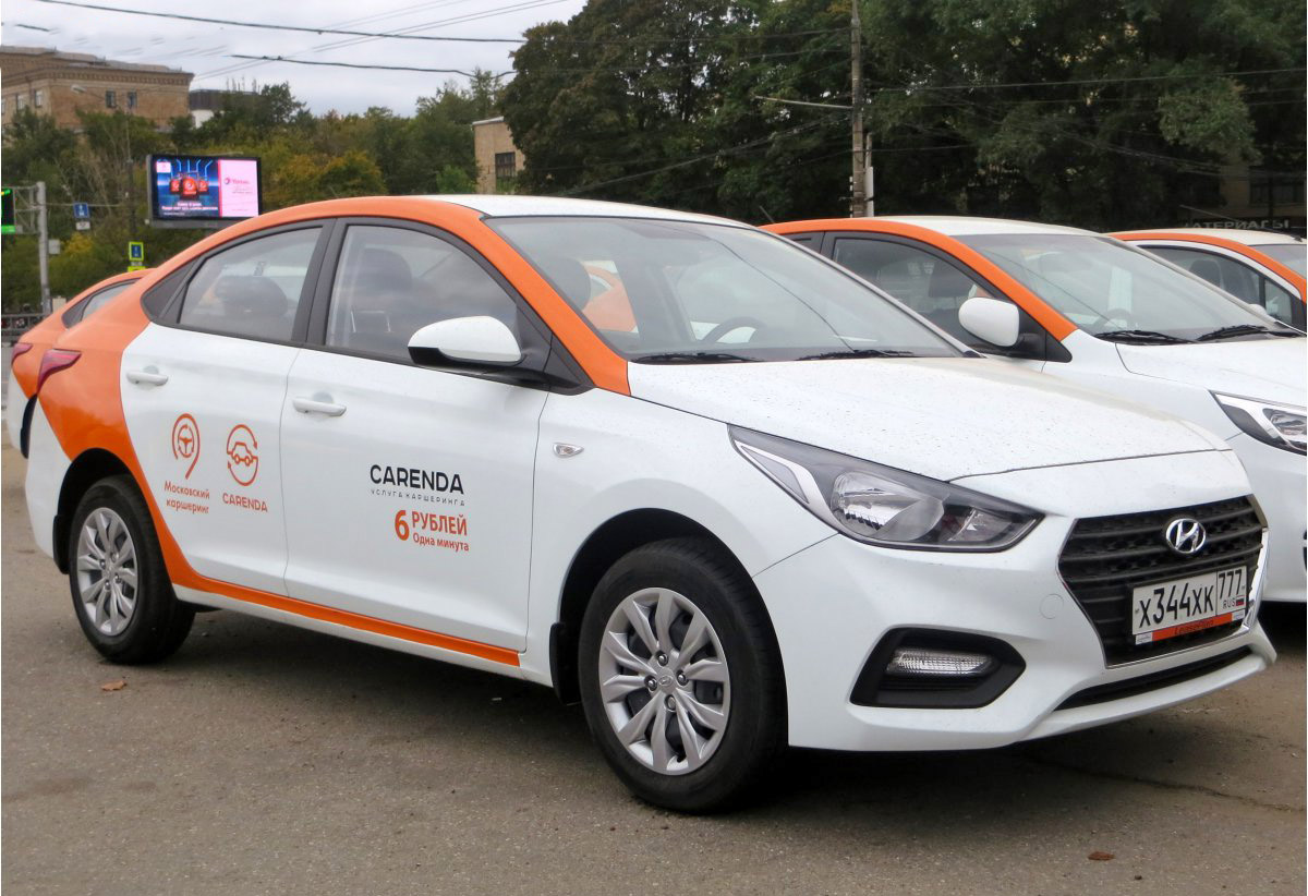 Москва, Hyundai Solaris № Х 344 ХК 777