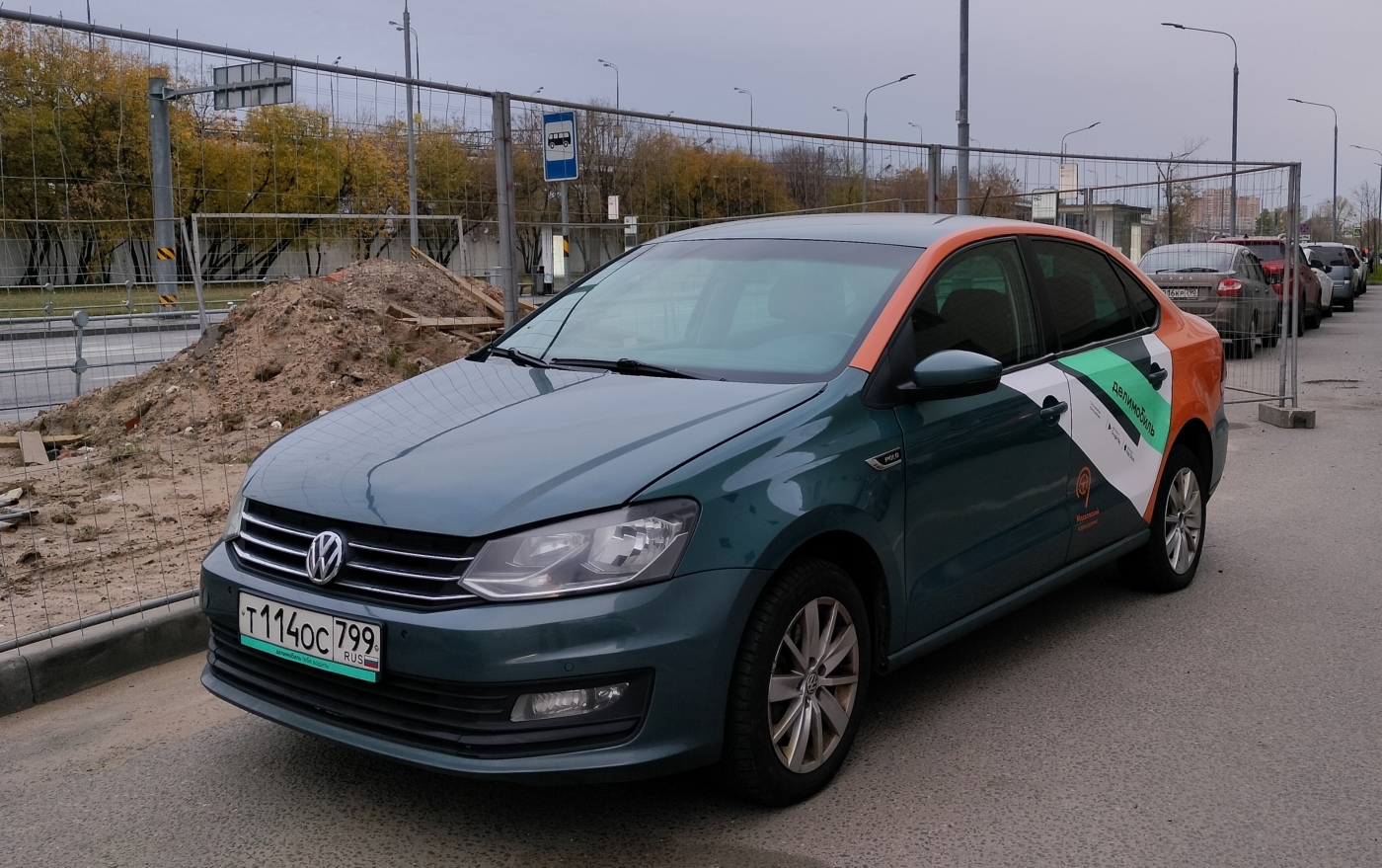 Москва, Volkswagen Polo № Т 114 ОС 799