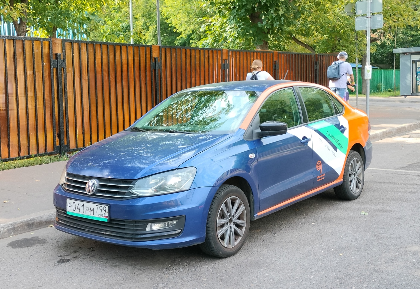 Москва, Volkswagen Polo № Р 041 РМ 799
