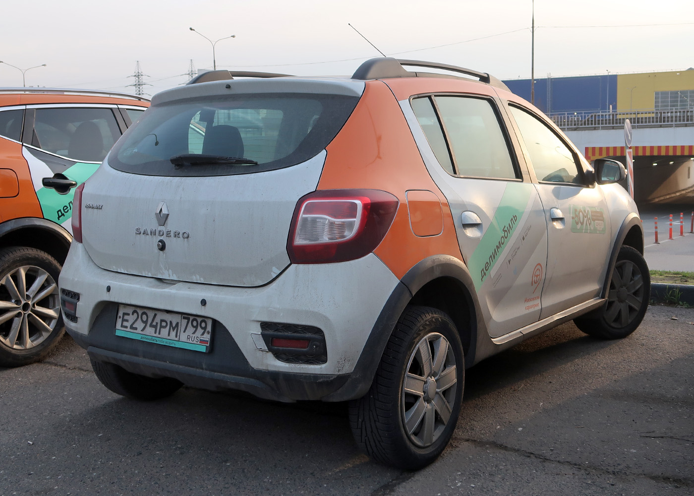 Москва, Renault Sandero № Е 294 РМ 799