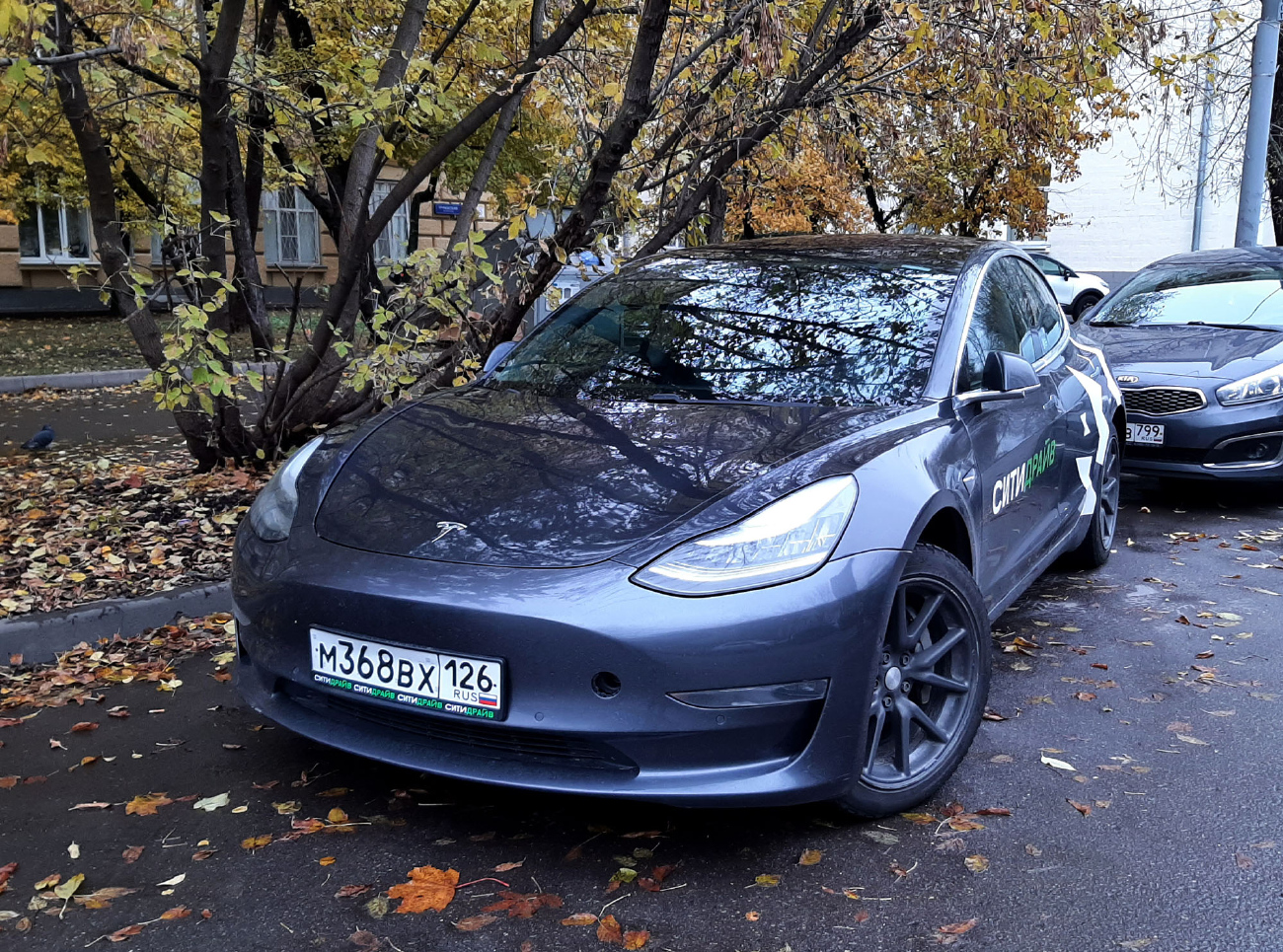 Москва, Tesla Model 3 № М 368 ВХ 126