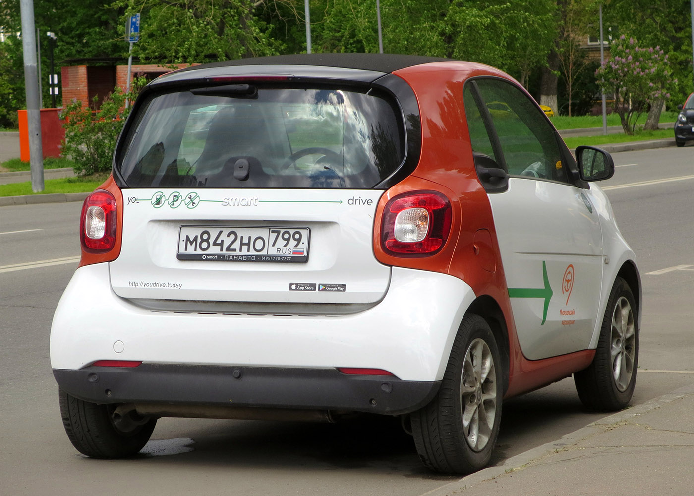 Москва, Smart ForTwo № М 842 НО 799