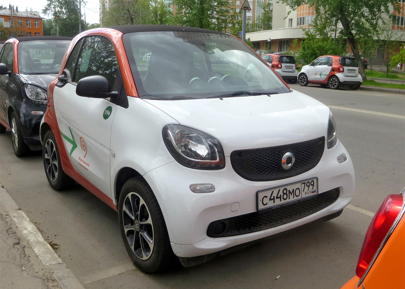 Москва, Smart ForTwo № С 448 МО 799