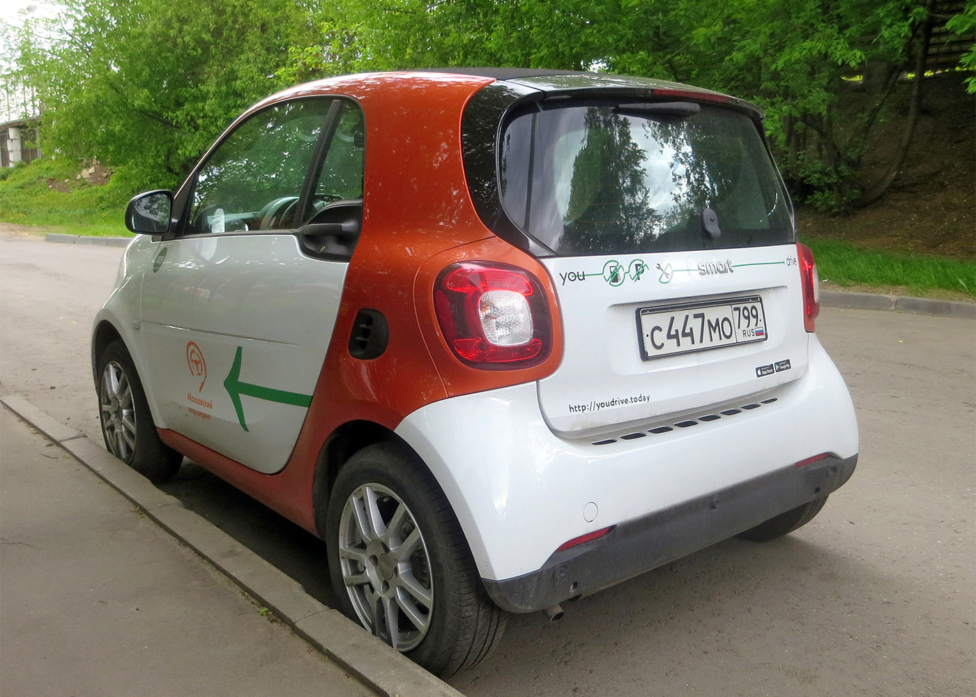 Москва, Smart ForTwo № С 447 МО 799