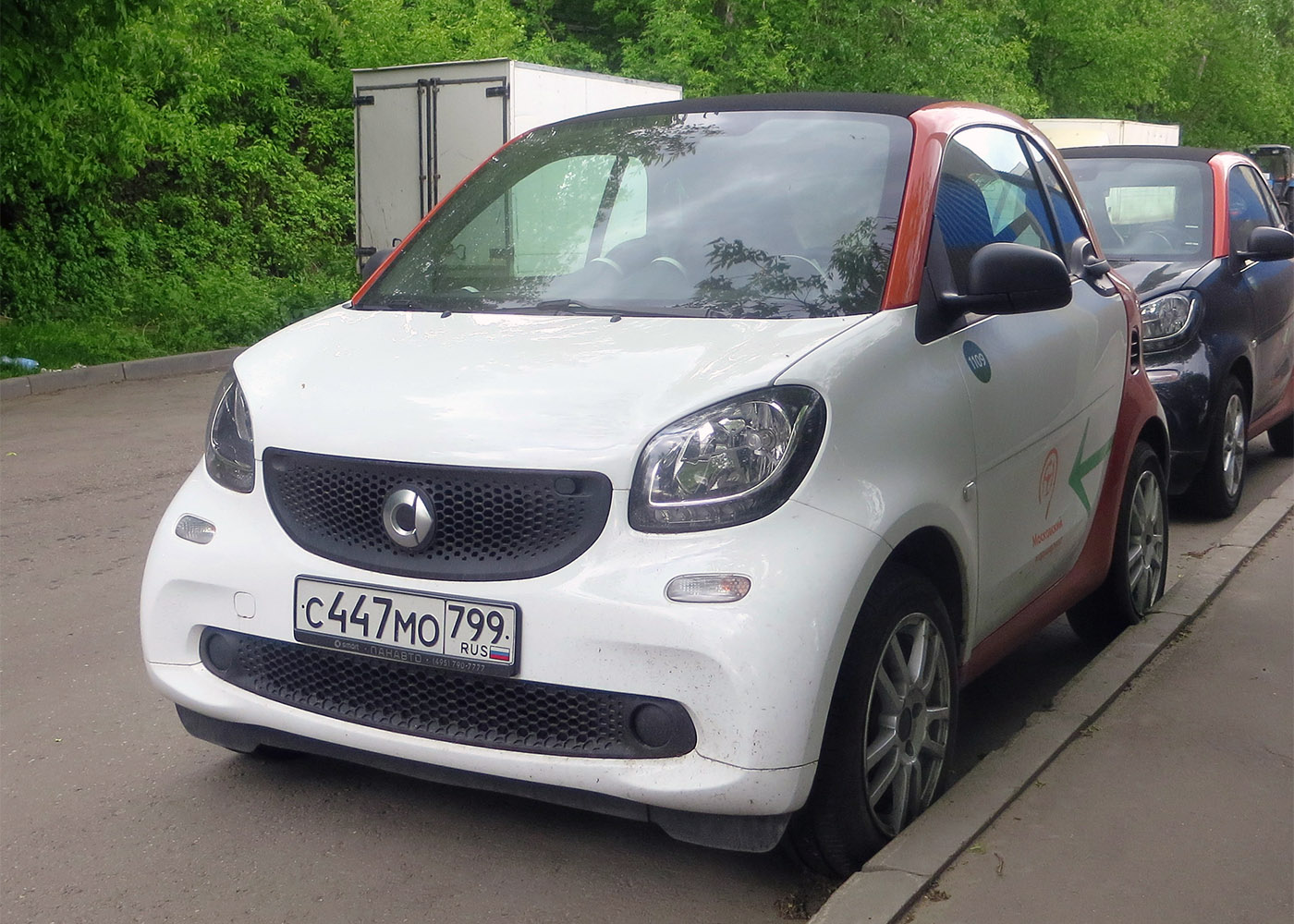 Москва, Smart ForTwo № С 447 МО 799
