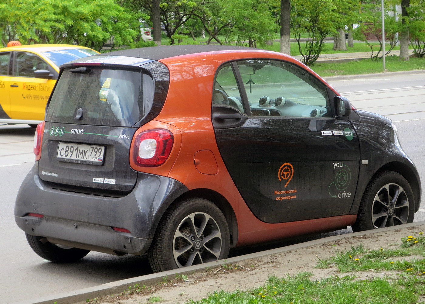 Москва, Smart ForTwo № С 891 МК 799