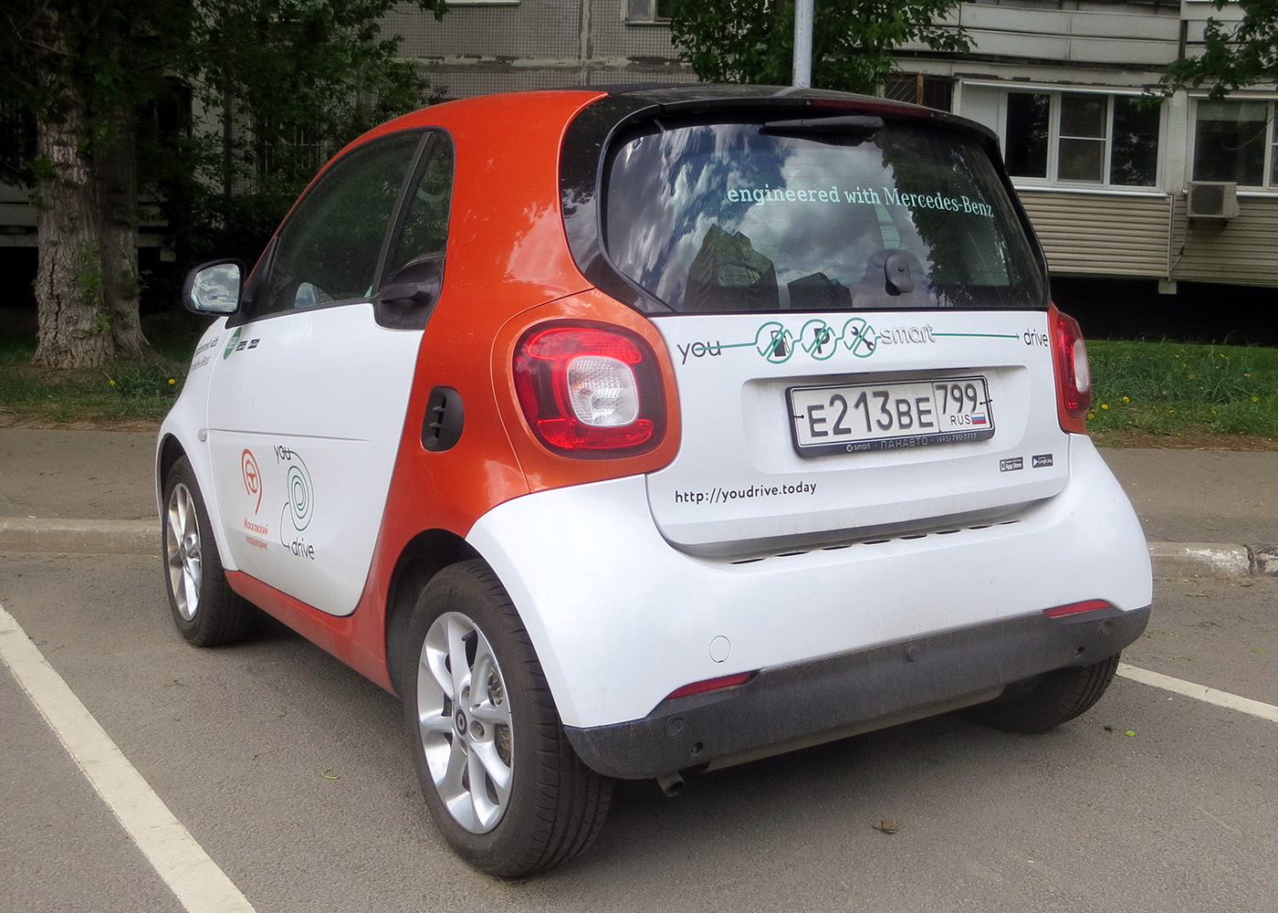 Москва, Smart ForTwo № Е 213 ВЕ 799