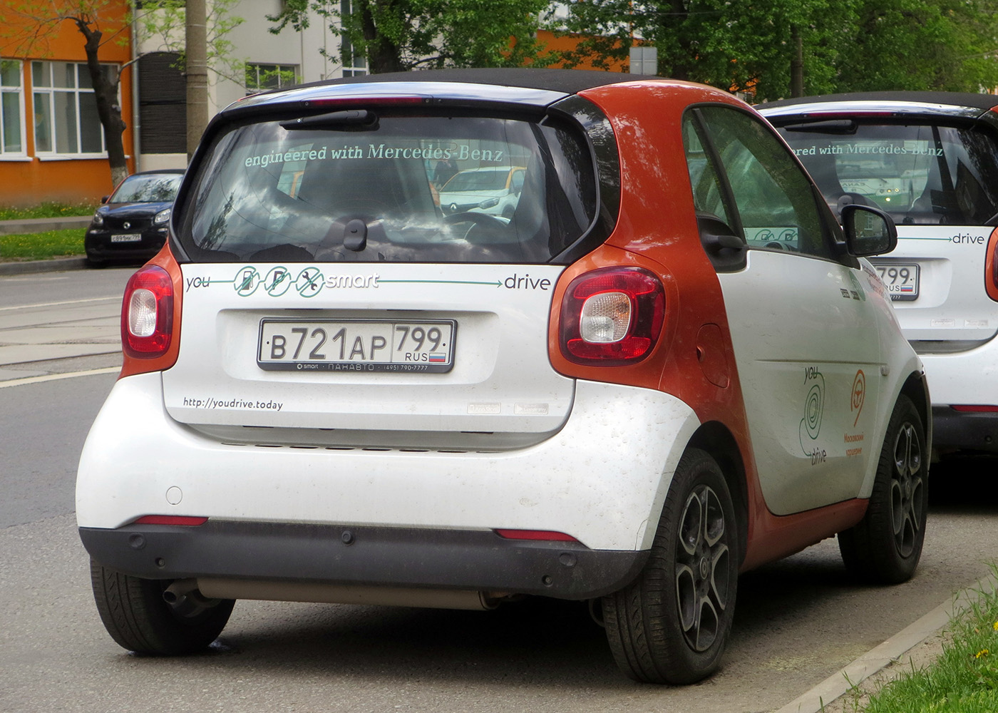 Москва, Smart ForTwo № В 721 АР 799