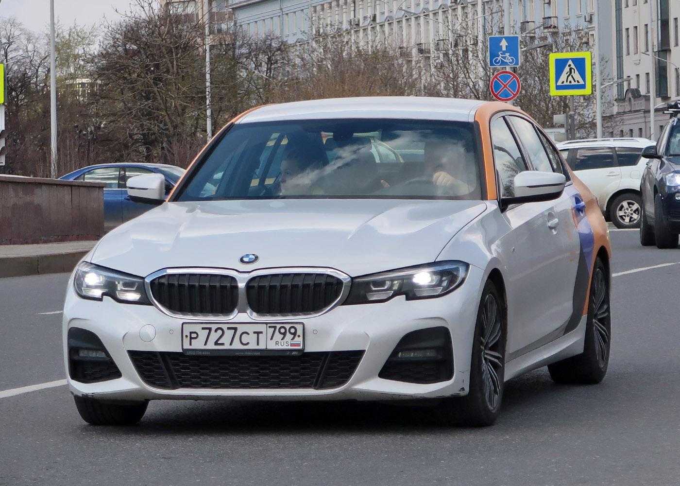 Москва, BMW 3 Series № Р 727 СТ 799