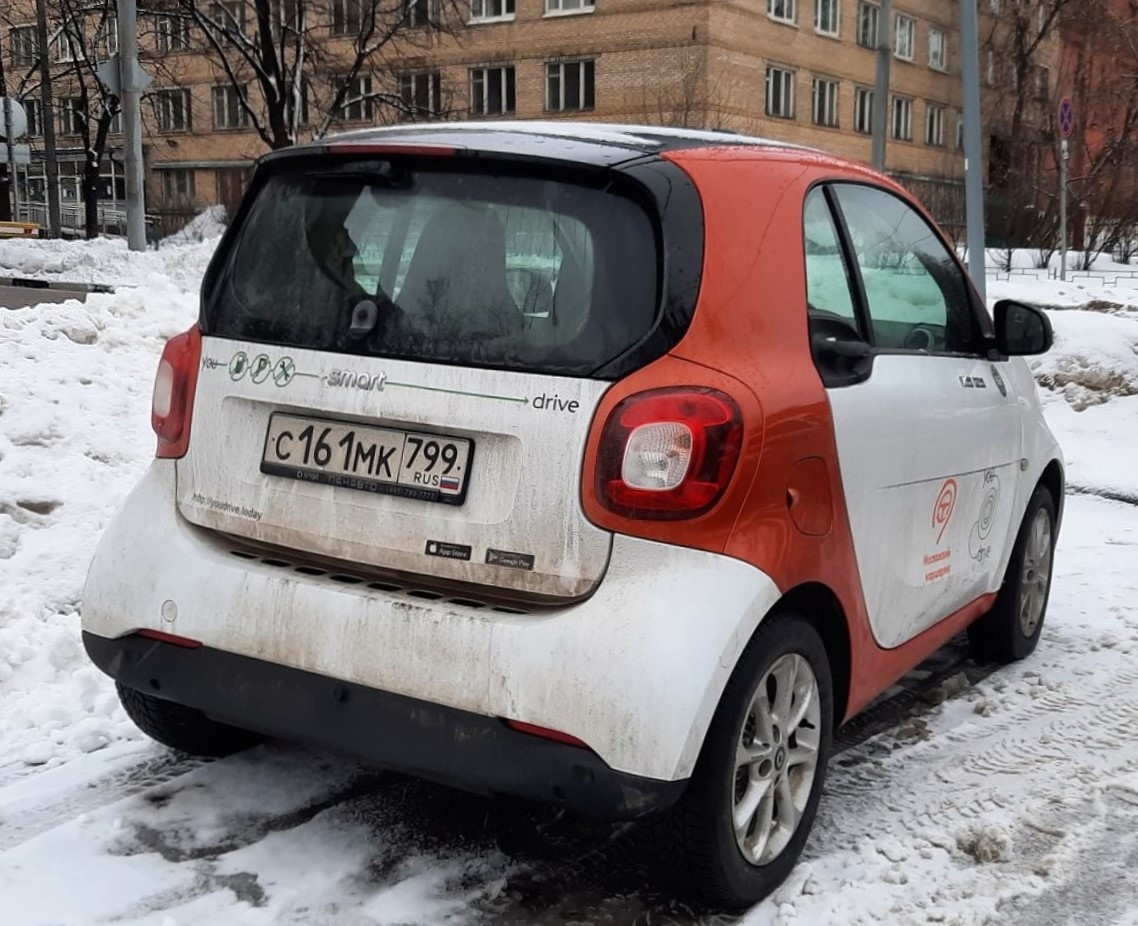 Москва, Smart ForTwo № С 161 МК 799