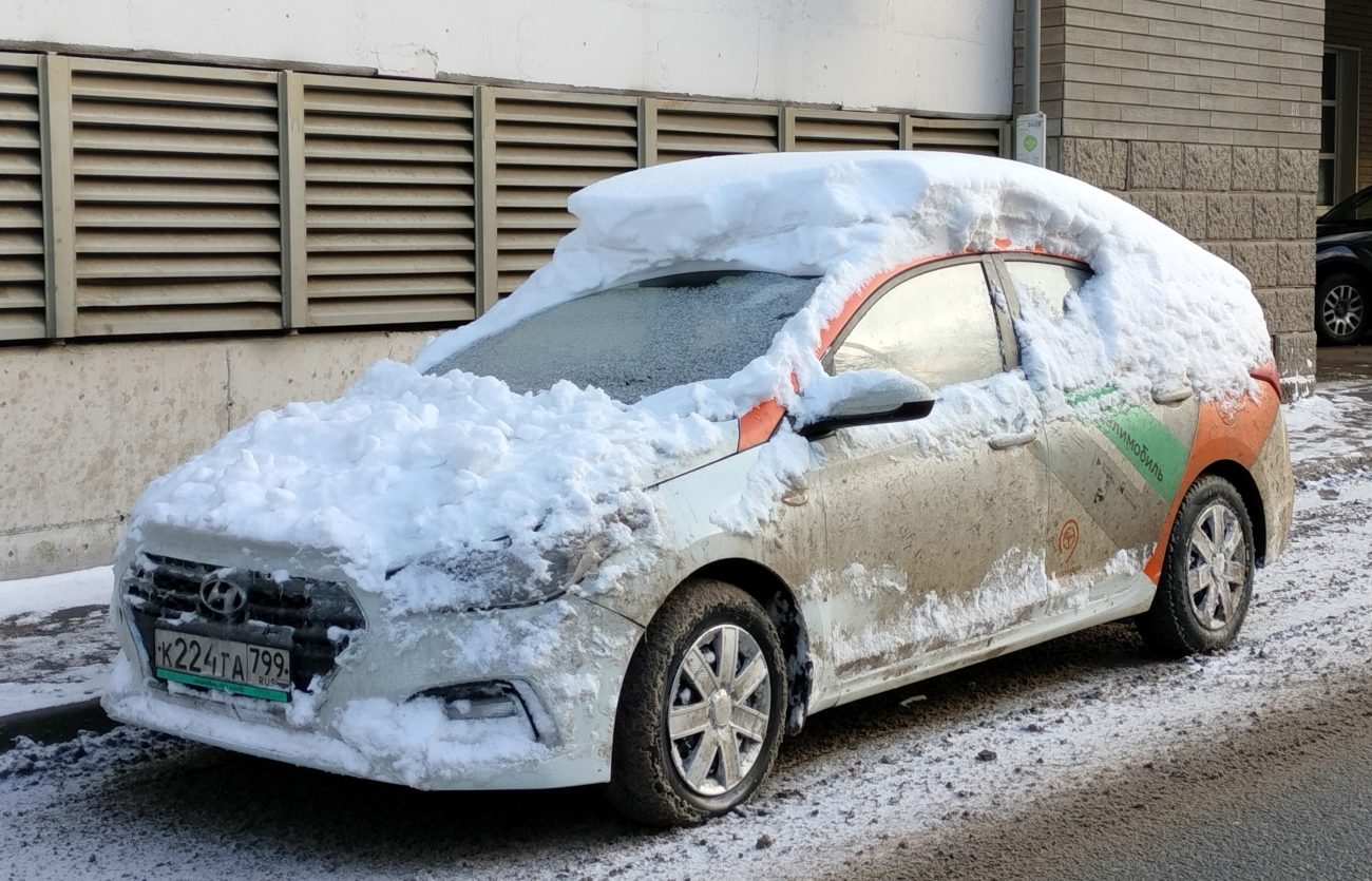 Москва, Hyundai Solaris № К 224 ТА 799
