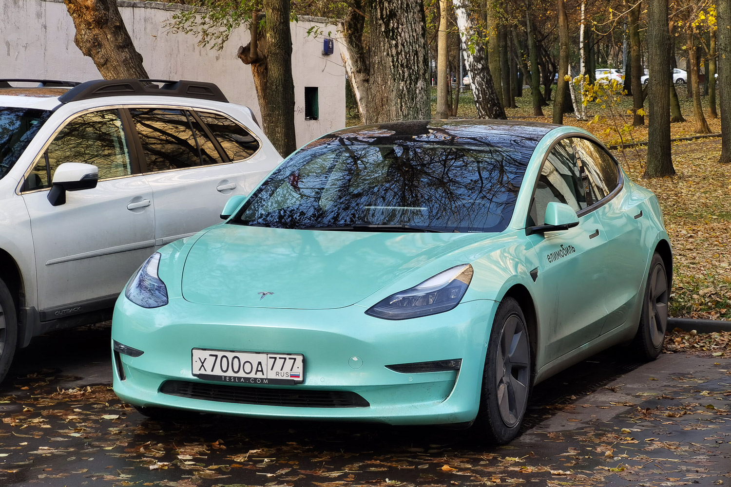 Москва, Tesla Model 3 № Х 700 ОА 777