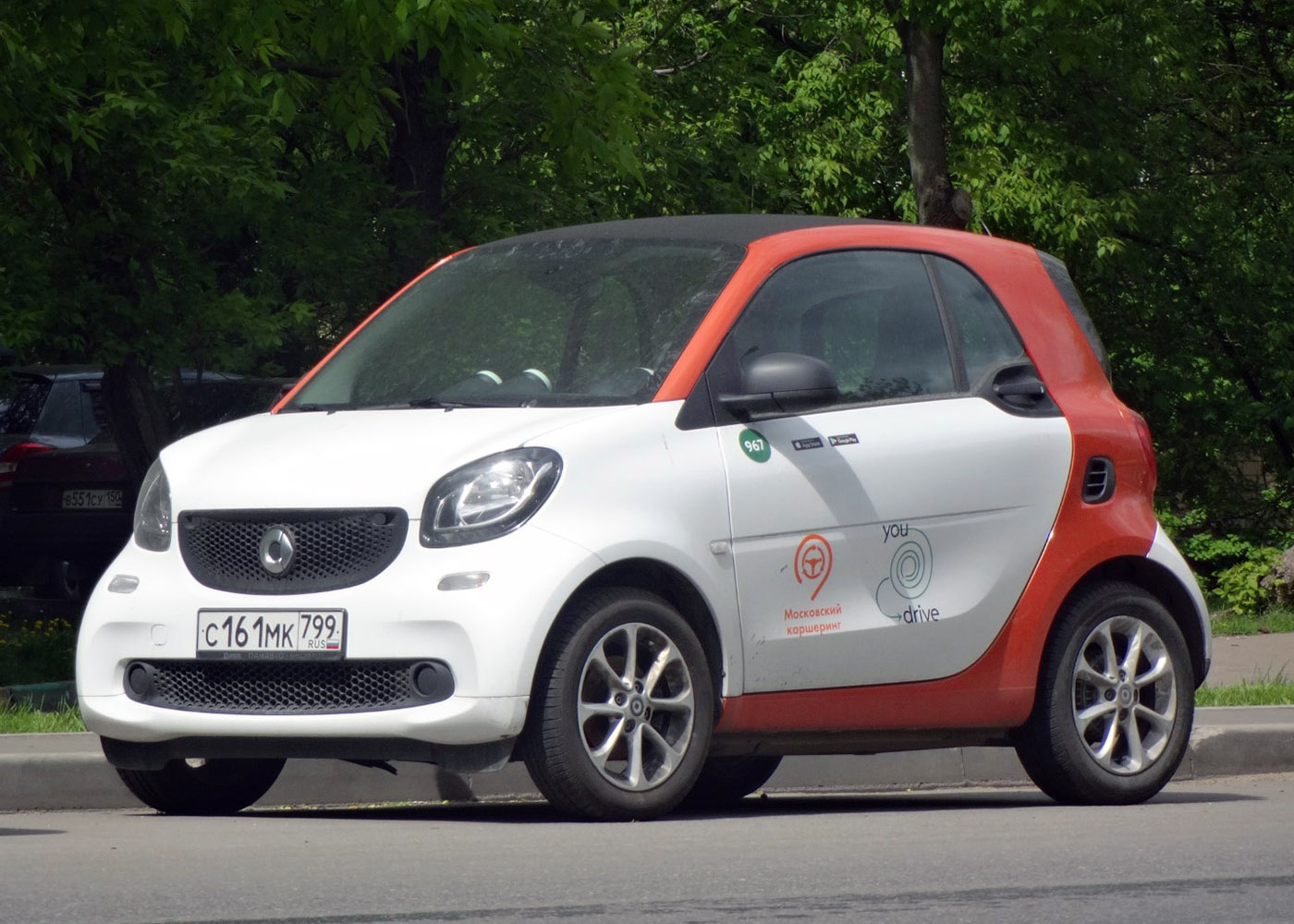 Москва, Smart ForTwo № С 161 МК 799