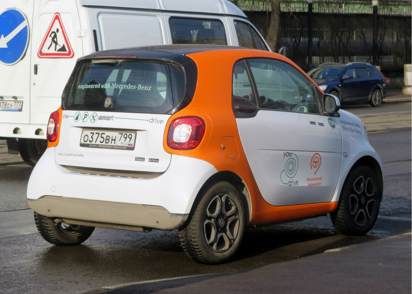 Москва, Smart ForTwo № О 375 ВН 799