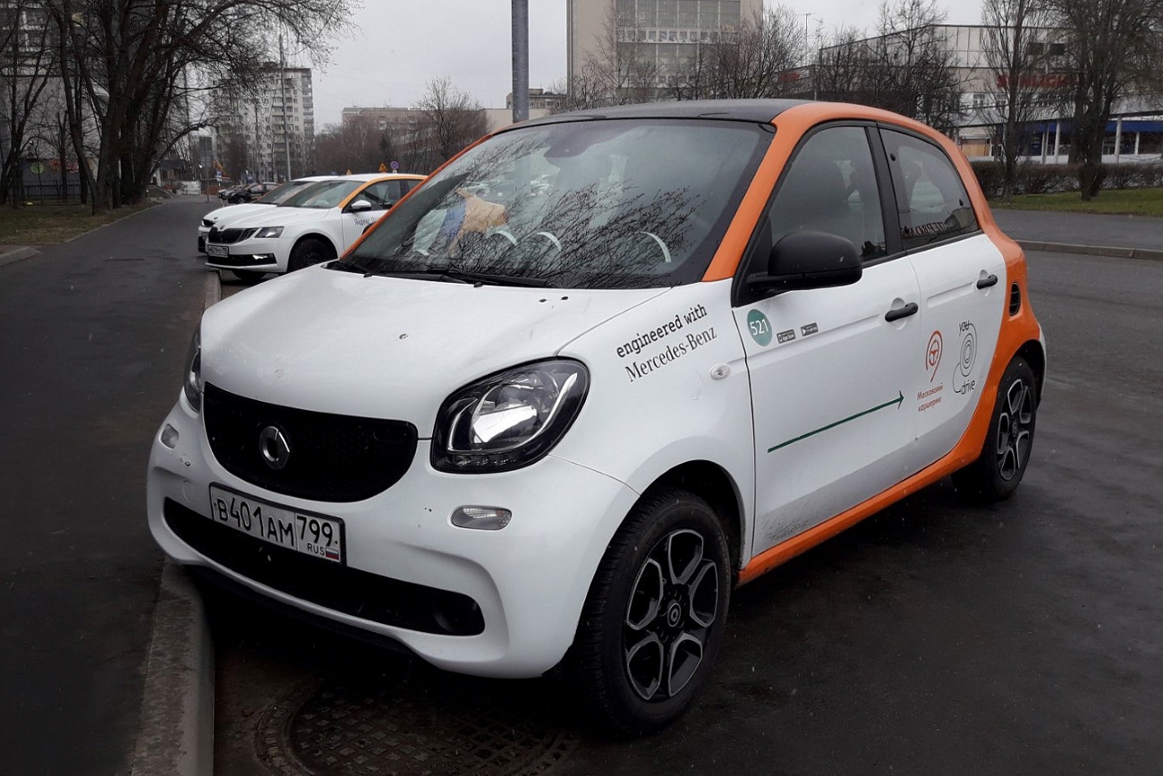 Москва, Smart ForFour № В 401 АМ 799