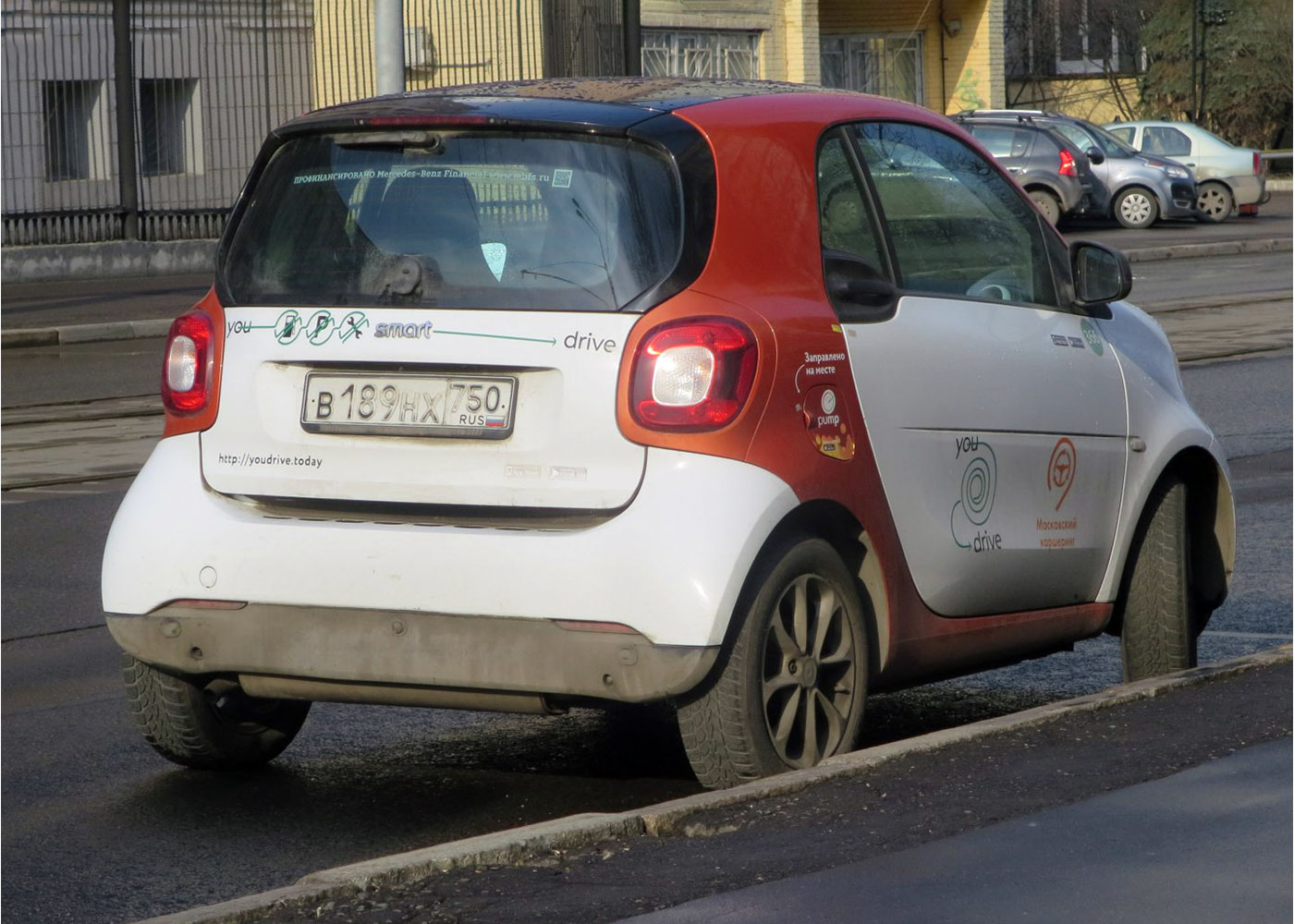 Москва, Smart ForTwo № В 189 НХ 750
