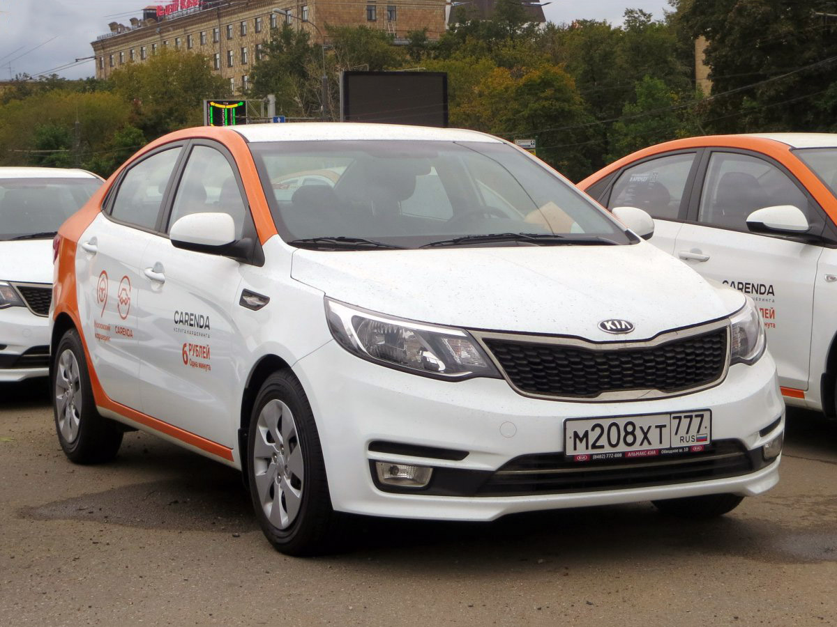 Москва, KIA Rio № М 208 ХТ 777