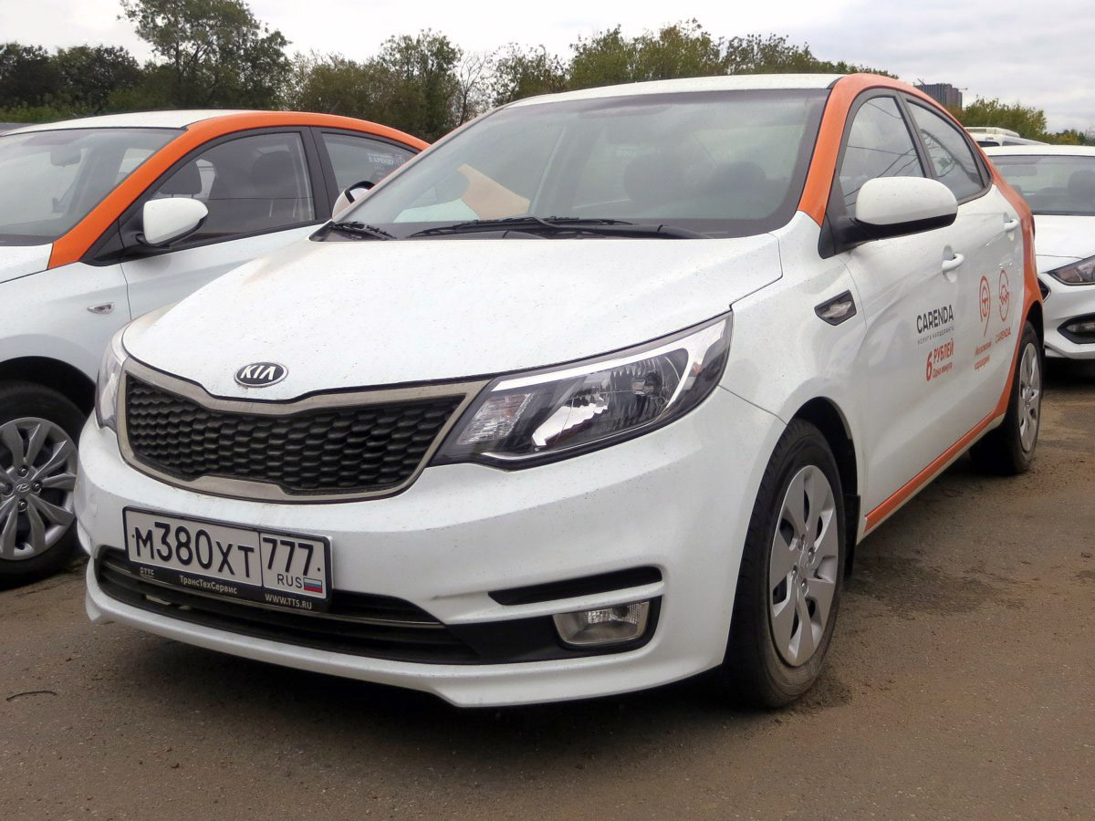 Москва, KIA Rio № М 380 ХТ 777