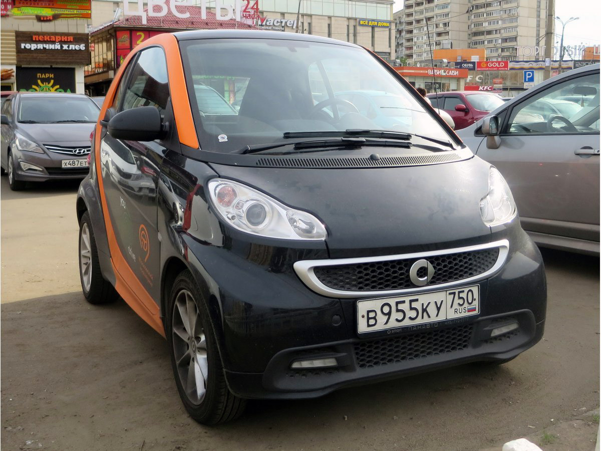 Москва, Smart ForTwo № В 955 КУ 750