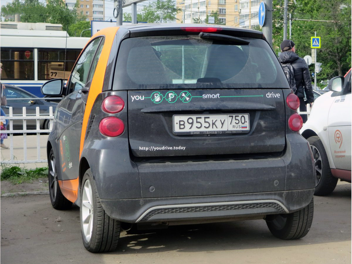 Moscow,  # В 955 КУ 750