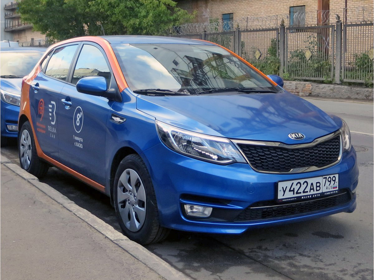 Москва, KIA Rio № У 422 АВ 799