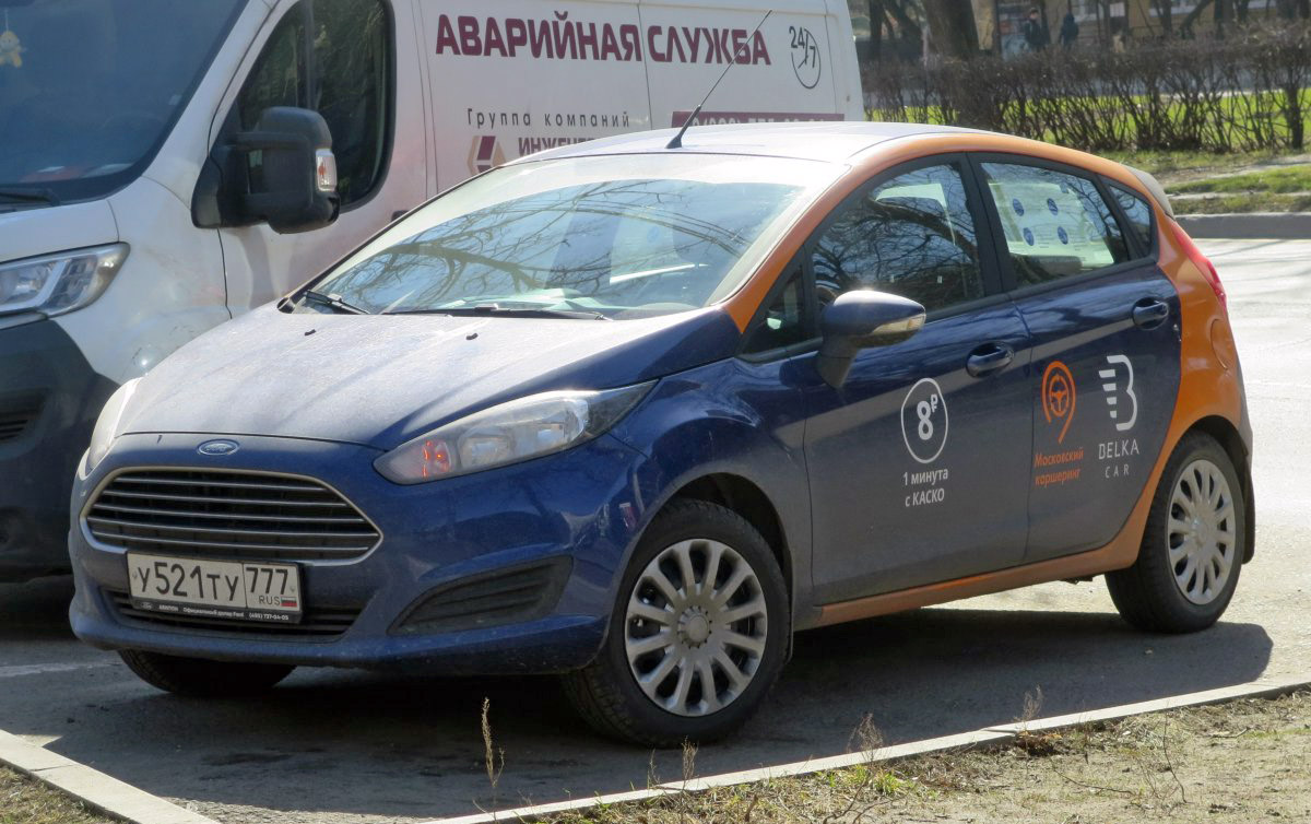 Москва, Ford Fiesta № У 521 ТУ 777