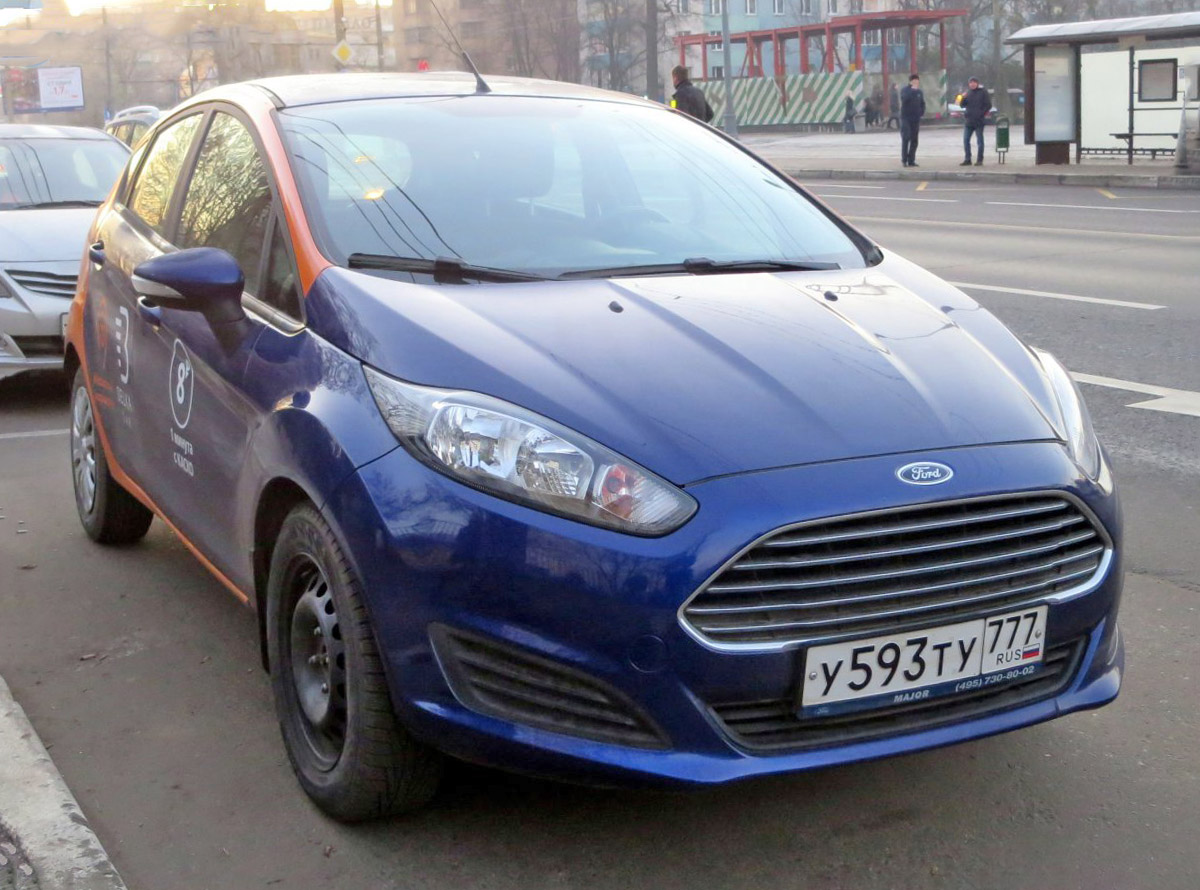 Москва, Ford Fiesta № У 593 ТУ 777