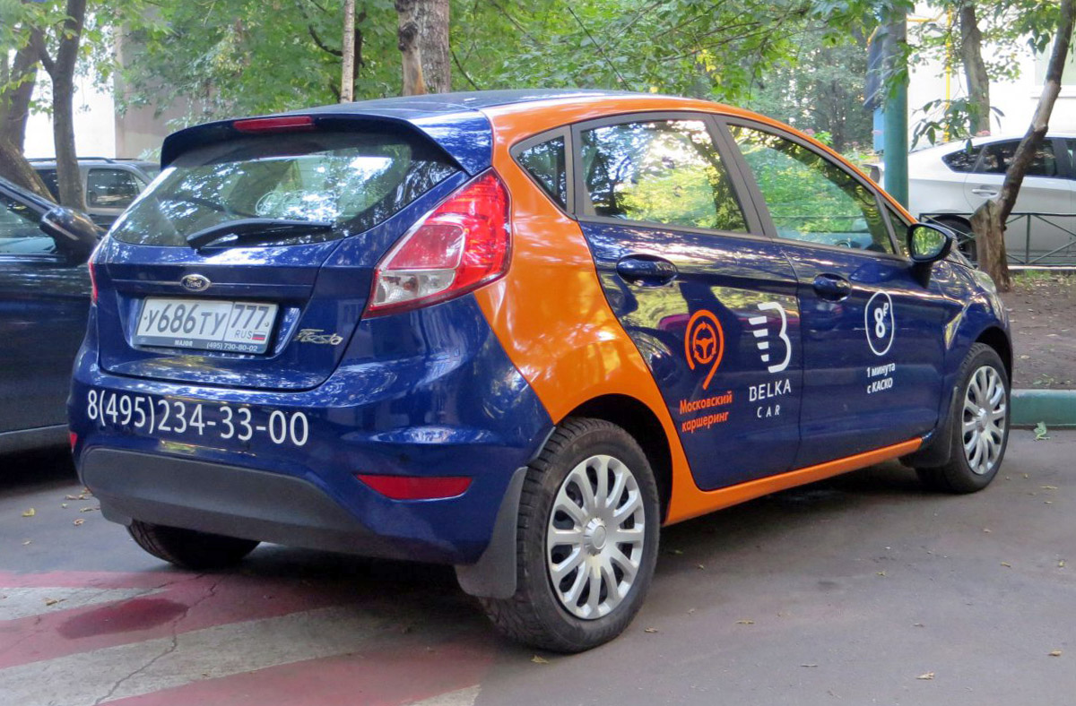 Москва, Ford Fiesta № У 686 ТУ 777