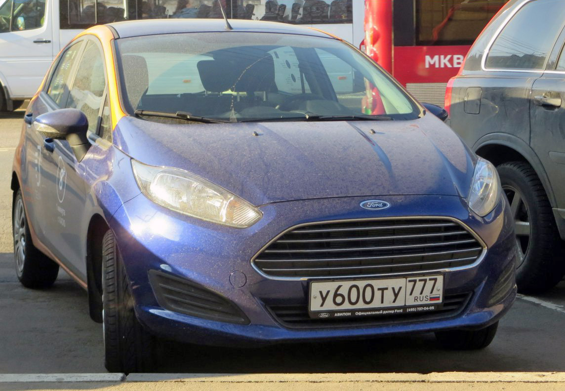 Москва, Ford Fiesta № У 600 ТУ 777