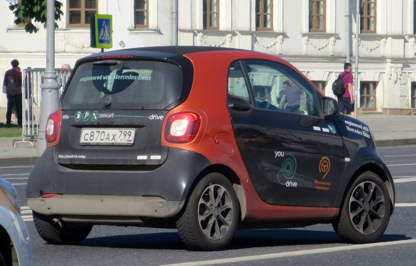 Москва, Smart ForTwo № С 870 АХ 799