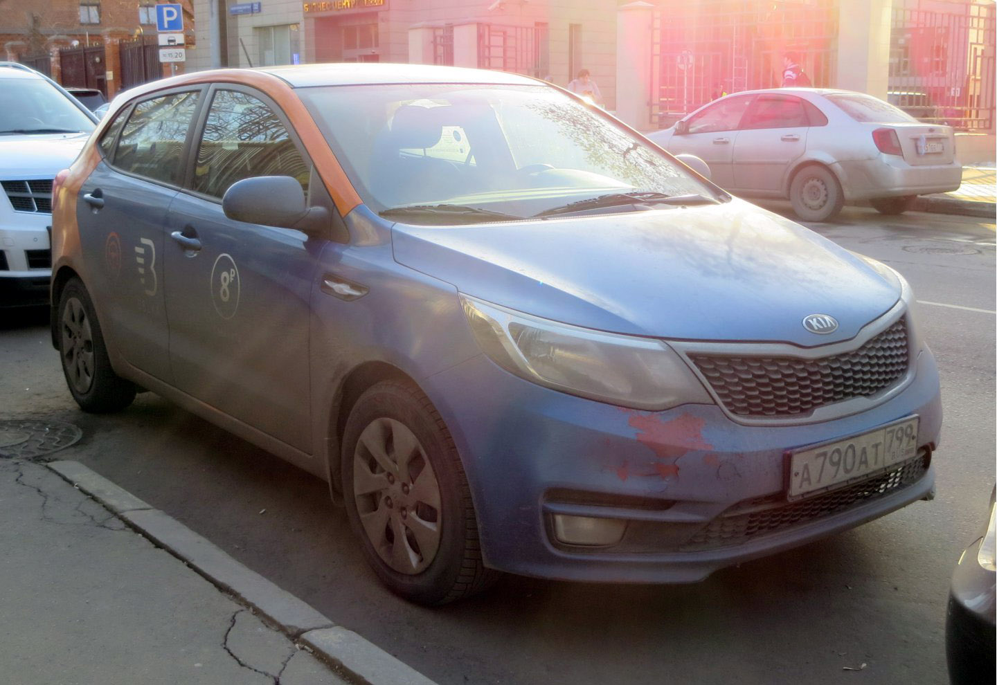 Москва, KIA Rio № А 790 АТ 799