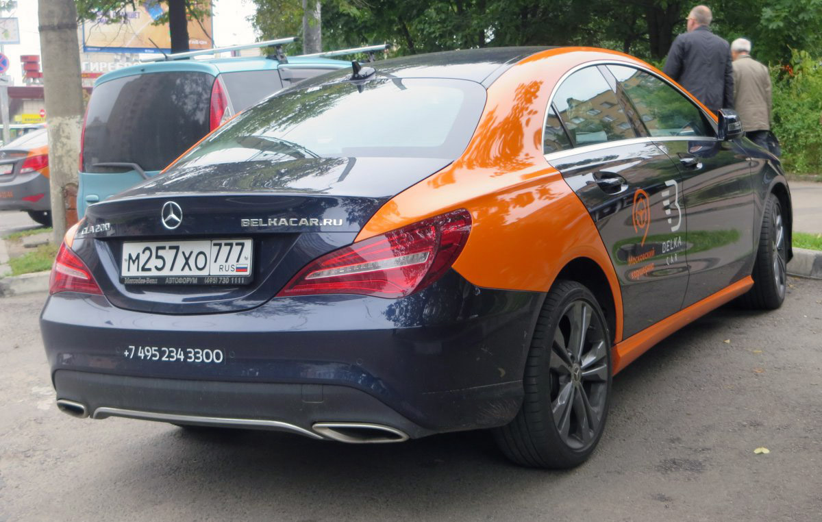 Москва, Mercedes-Benz CLA-Klasse № М 257 ХО 777