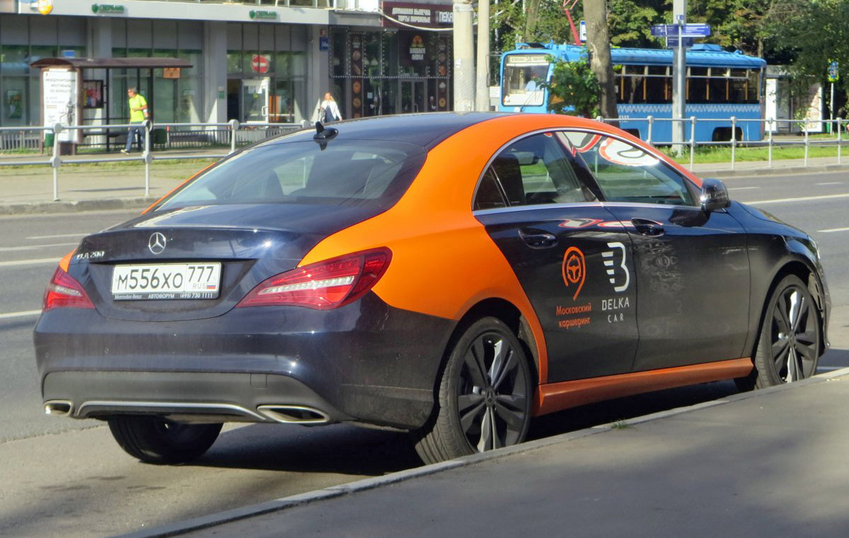 Москва, Mercedes-Benz CLA-Klasse № М 556 ХО 777