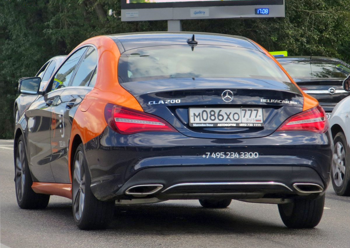 Москва, Mercedes-Benz CLA-Klasse № М 086 ХО 777