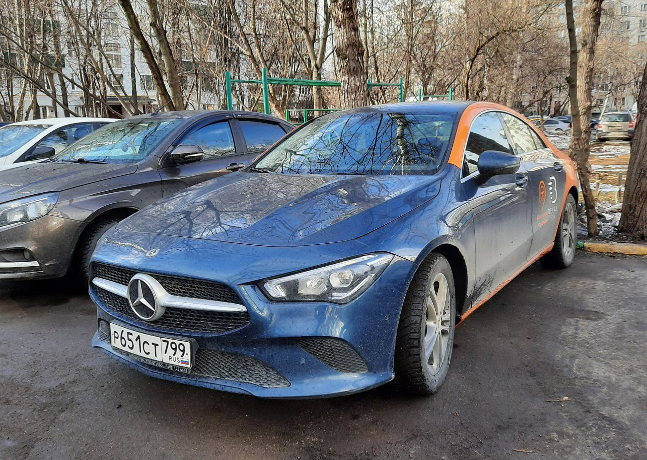 Москва, Mercedes-Benz CLA-Klasse № Р 651 СТ 799