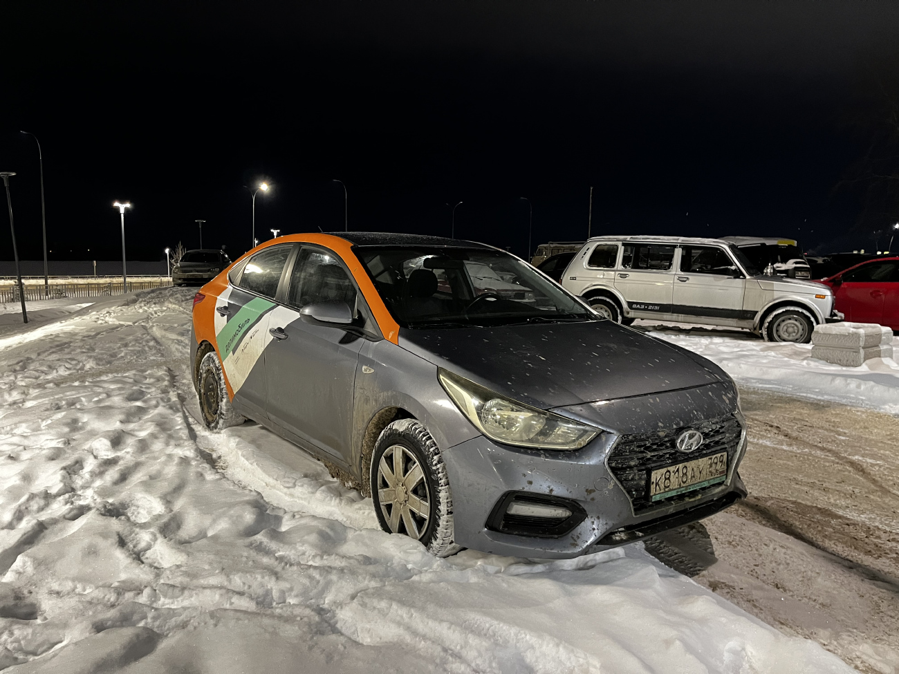 Нижний Новгород, Hyundai Solaris № К 818 АУ 799