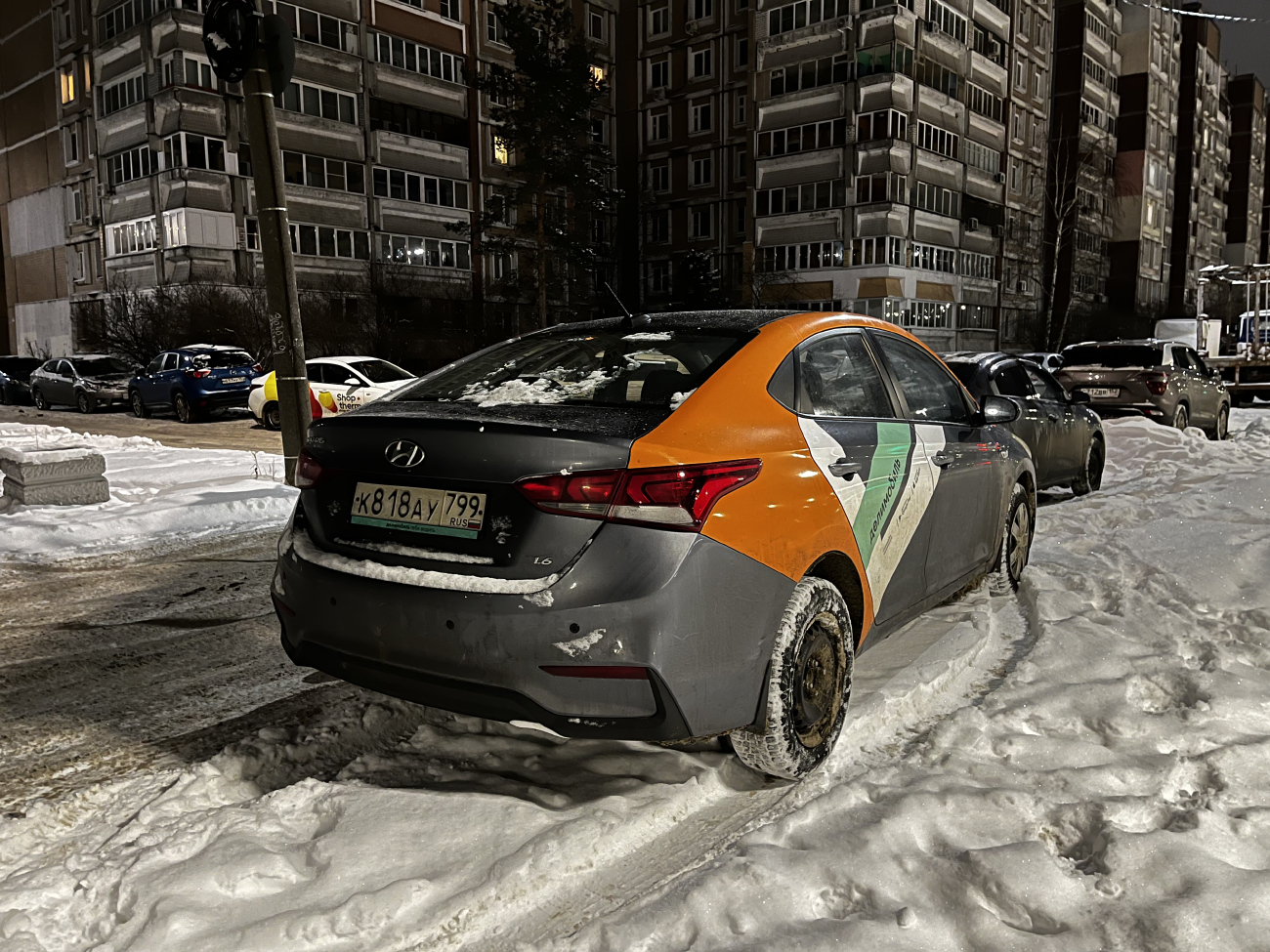 Нижний Новгород, Hyundai Solaris № К 818 АУ 799