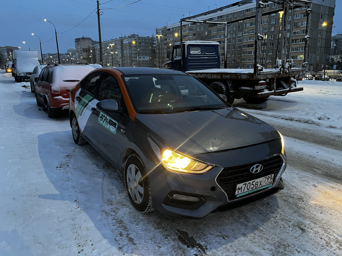 Нижний Новгород, Hyundai Solaris № М 705 ВХ 799