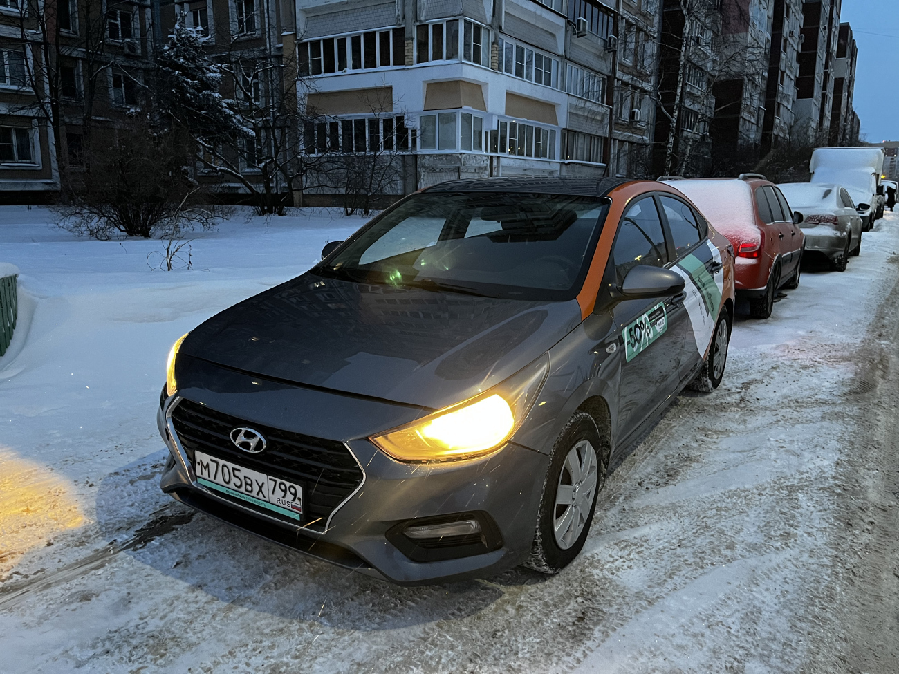 Нижний Новгород, Hyundai Solaris № М 705 ВХ 799