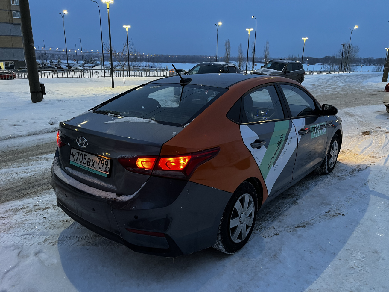 Нижний Новгород, Hyundai Solaris № М 705 ВХ 799