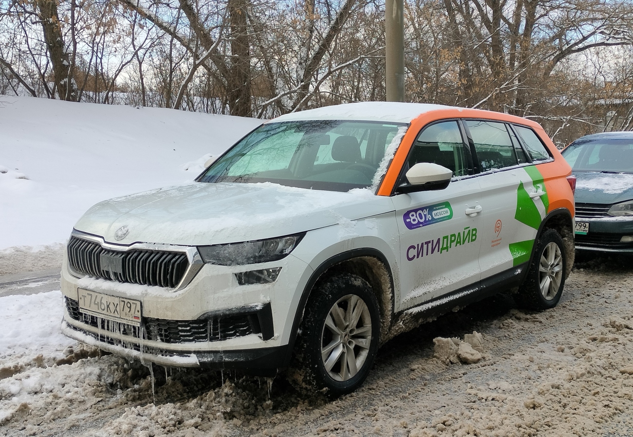 Москва, Škoda Kodiaq № Т 746 КХ 797