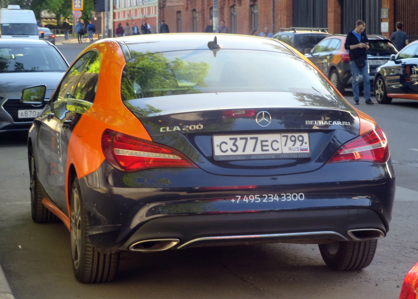 Москва, Mercedes-Benz CLA-Klasse № С 377 ЕС 799