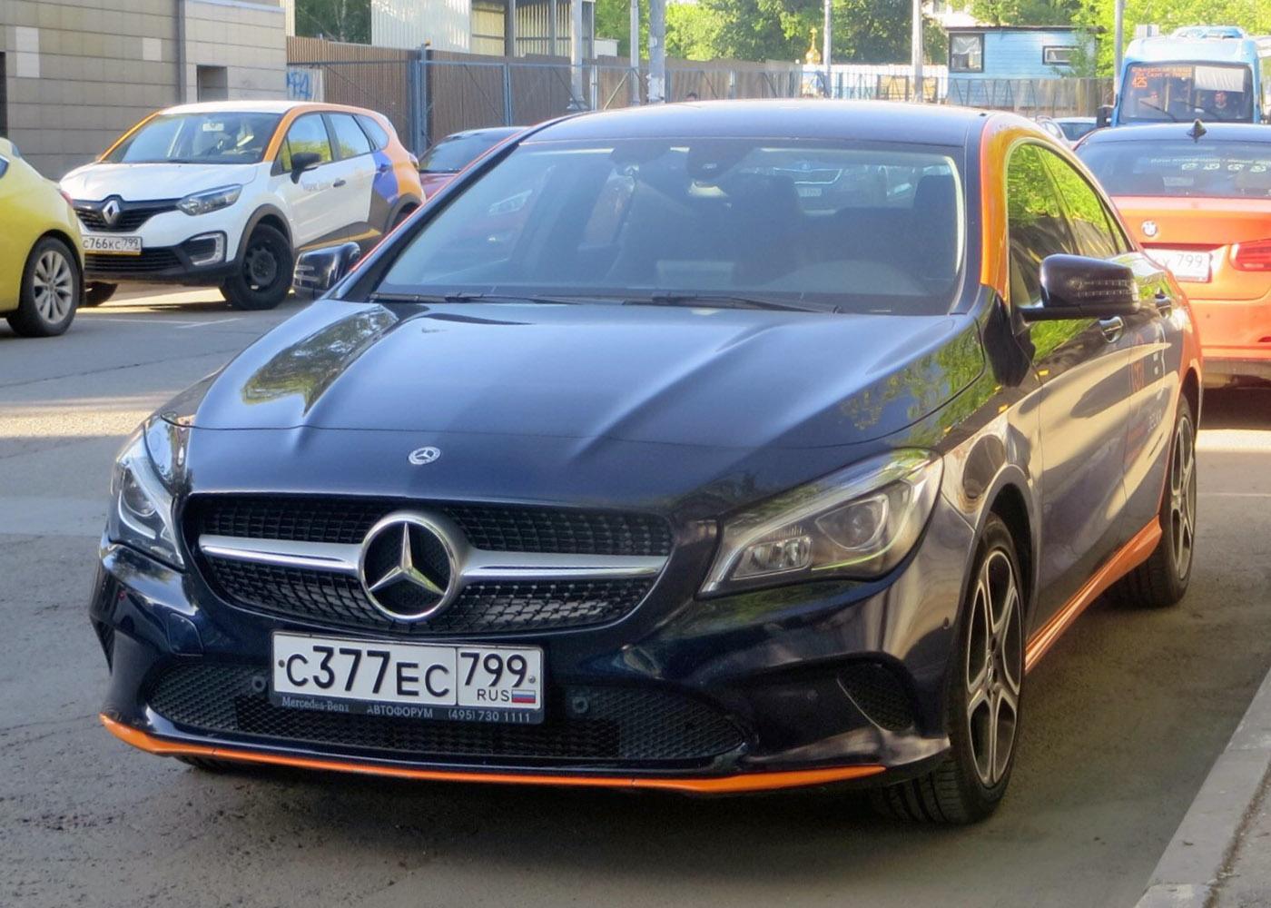 Москва, Mercedes-Benz CLA-Klasse № С 377 ЕС 799
