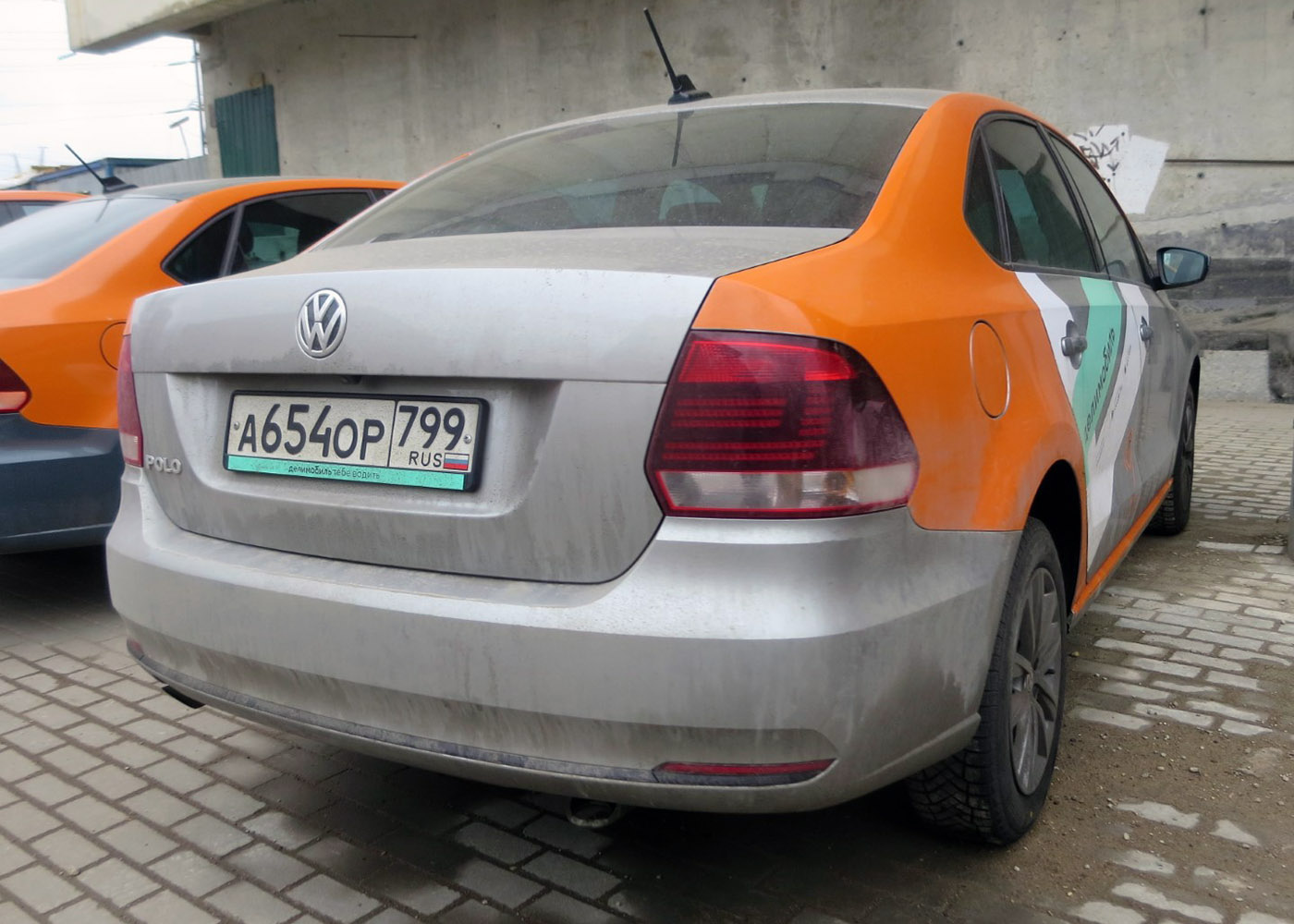 Москва, Volkswagen Polo № А 654 ОР 799