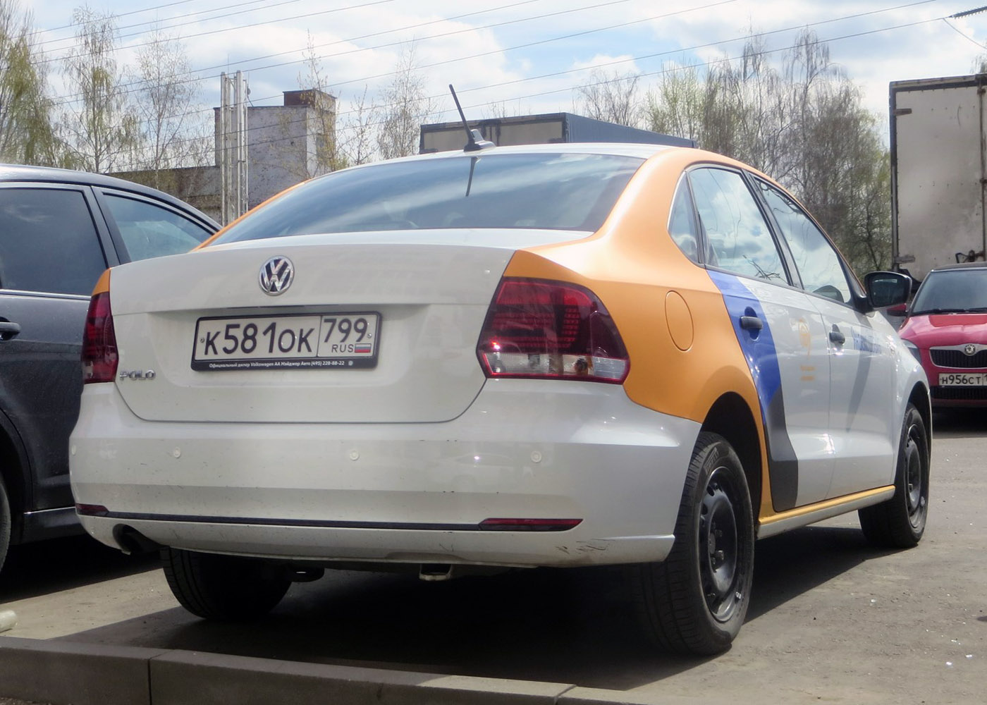 Москва, Volkswagen Polo № К 581 ОК 799