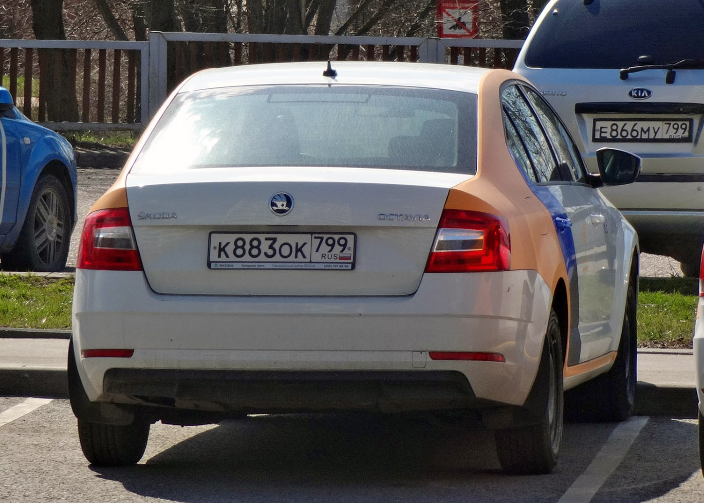 Москва, Škoda Octavia № К 883 ОК 799