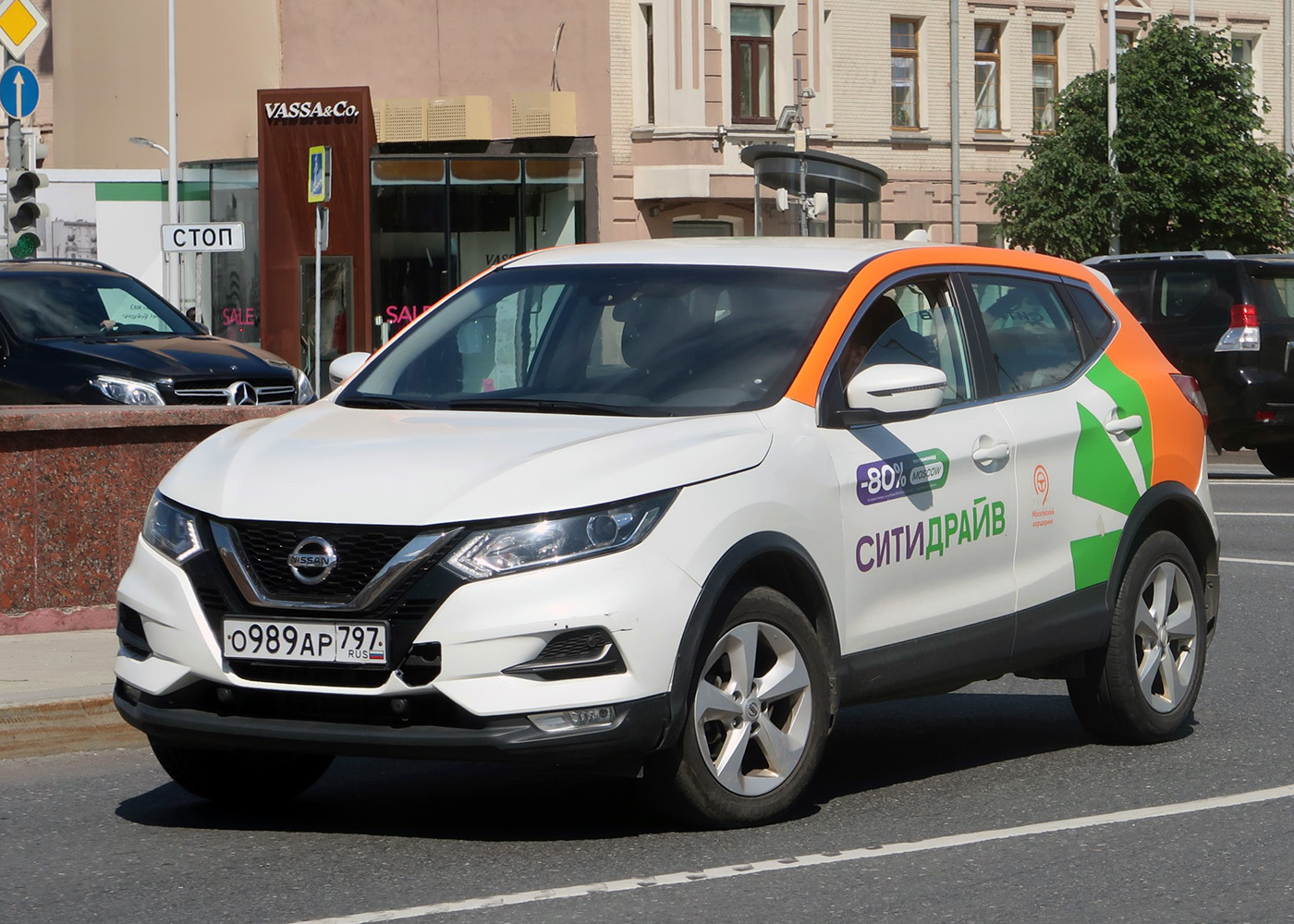 Москва, Nissan Qashqai № О 989 АР 797