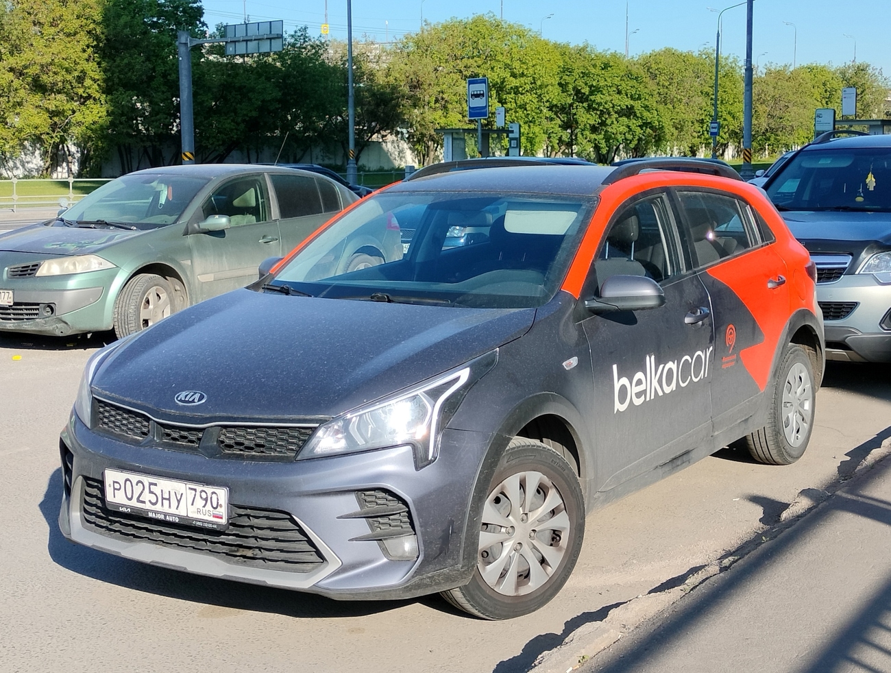 Москва, KIA Rio № Р 025 НУ 790
