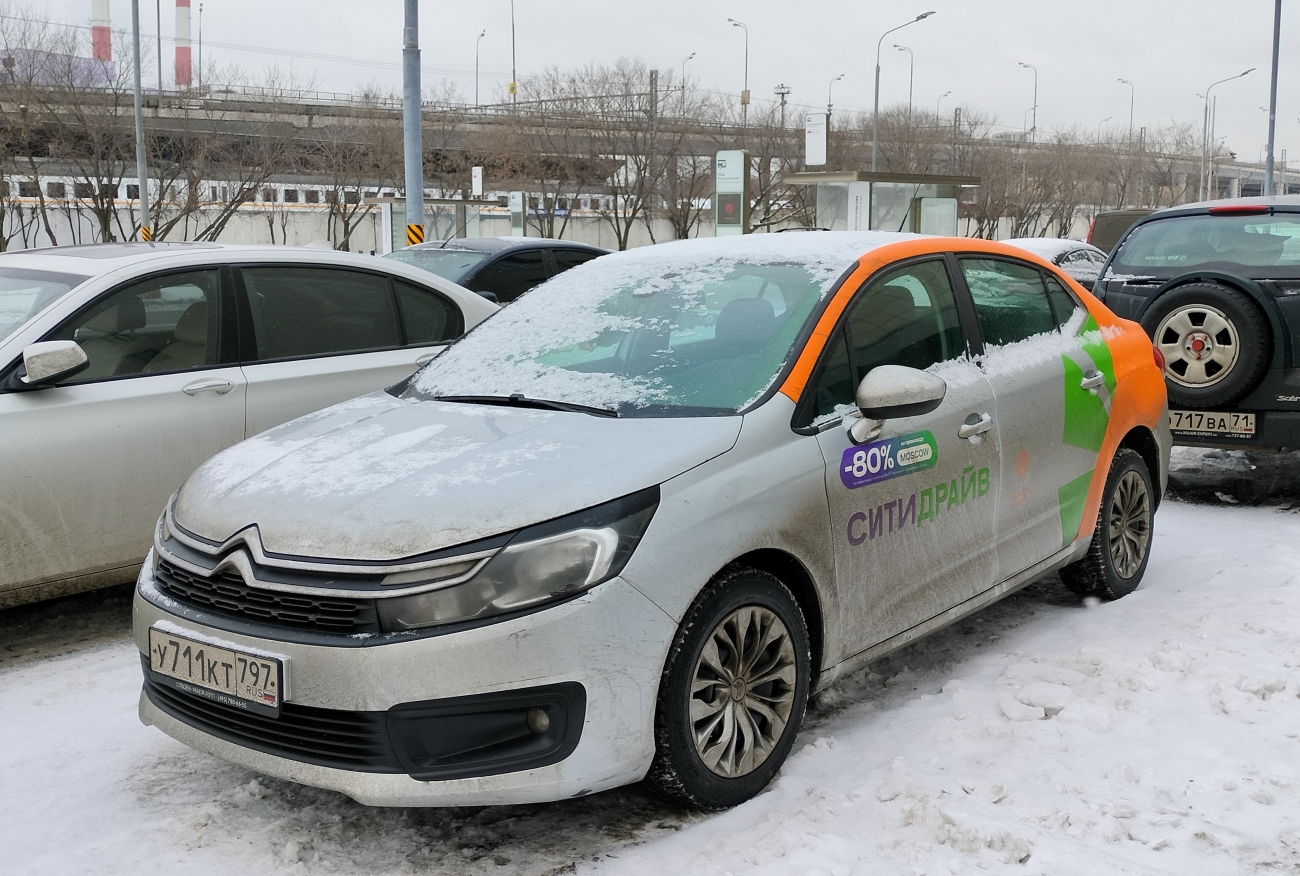 Москва, Citroёn C4 № У 711 КТ 797
